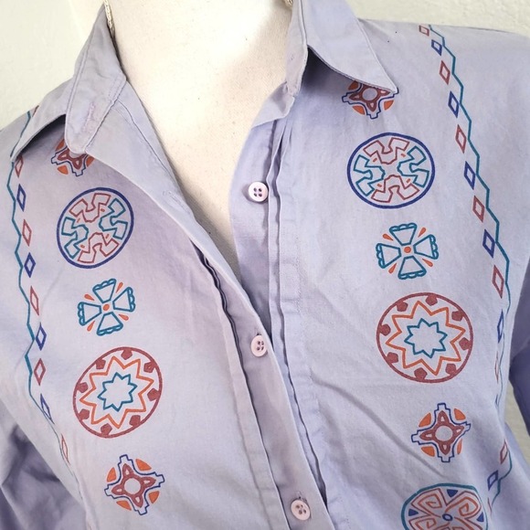 Frontier Series  Purple Vintage Shirt size MED - Picture 2 of 6